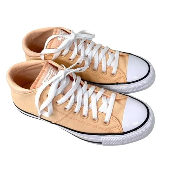 Converse Chuck Taylor All Star Madison Mid Sneakers Women's Coral Canvas A05002F - Picture 2 of 9
